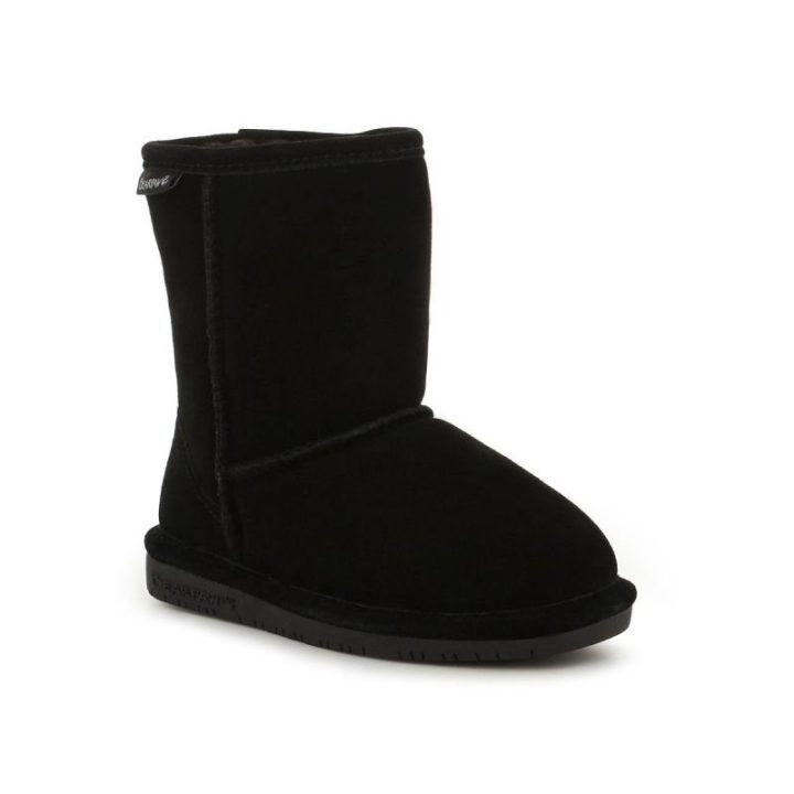 Vaikiški odiniai žieminiai batai Bearpaw Emma, juodi