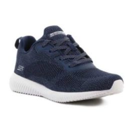Moteriški sportbačiai su raišteliais Skechers, tamsiai mėlyni
