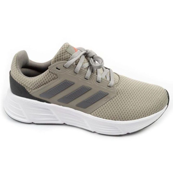 Vyriški bėgimo bateliai adidas Galaxy 6, žali ir pilki