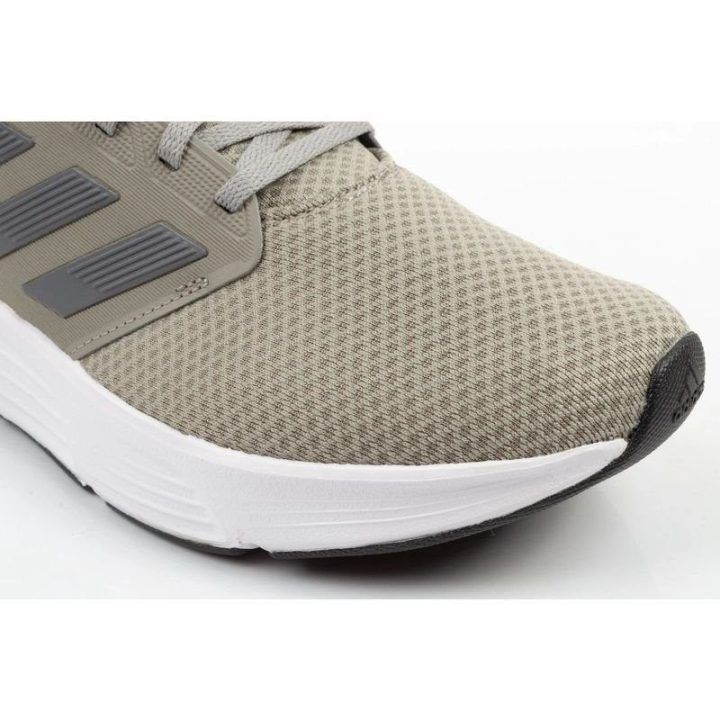 Vyriški bėgimo bateliai adidas Galaxy 6, žali ir pilki