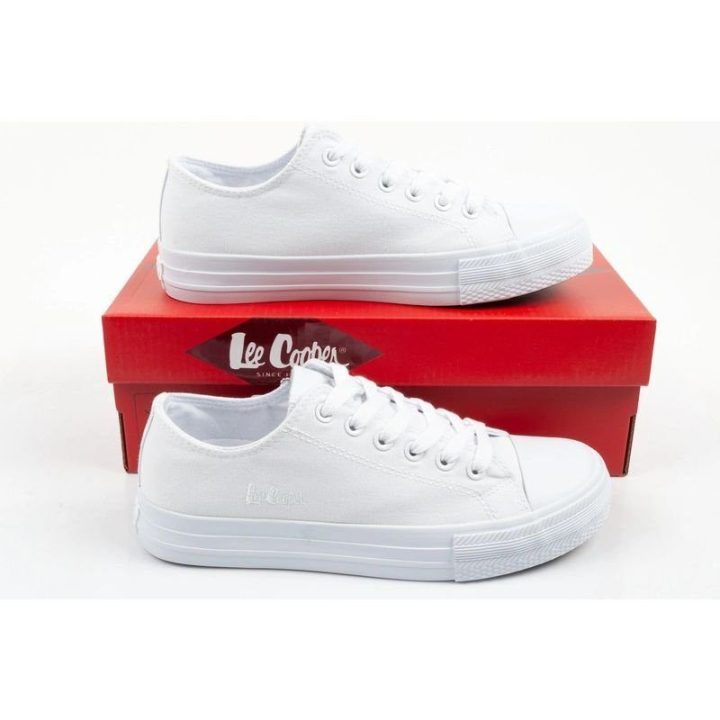 Moteriški suvarstomi kedai Lee Cooper, balti