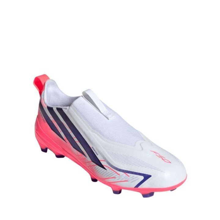 Vaikiški futbolo bateliai adidas F50 Hyperfast League, natūraliai vejai