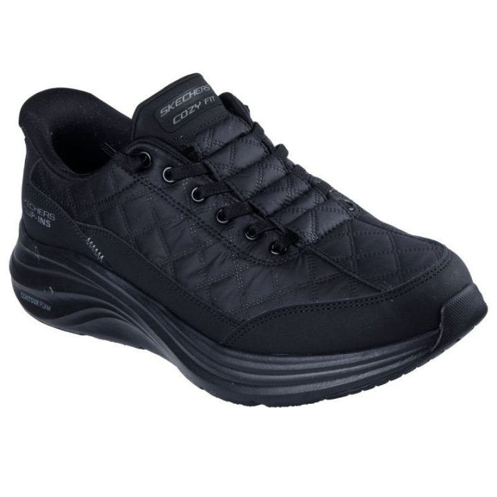 Vyriški sportbačiai Skechers Contour Proam-Cozy Fit, juodi