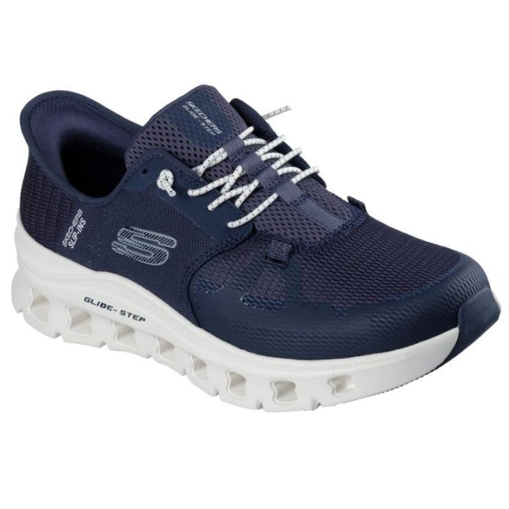 Vyriški įspiriami sportbačiai Skechers Glide-Step Pro, tamsiai mėlyni