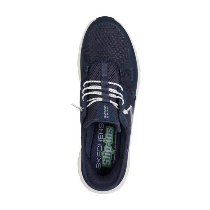 Vyriški įspiriami sportbačiai Skechers Glide-Step Pro, tamsiai mėlyni