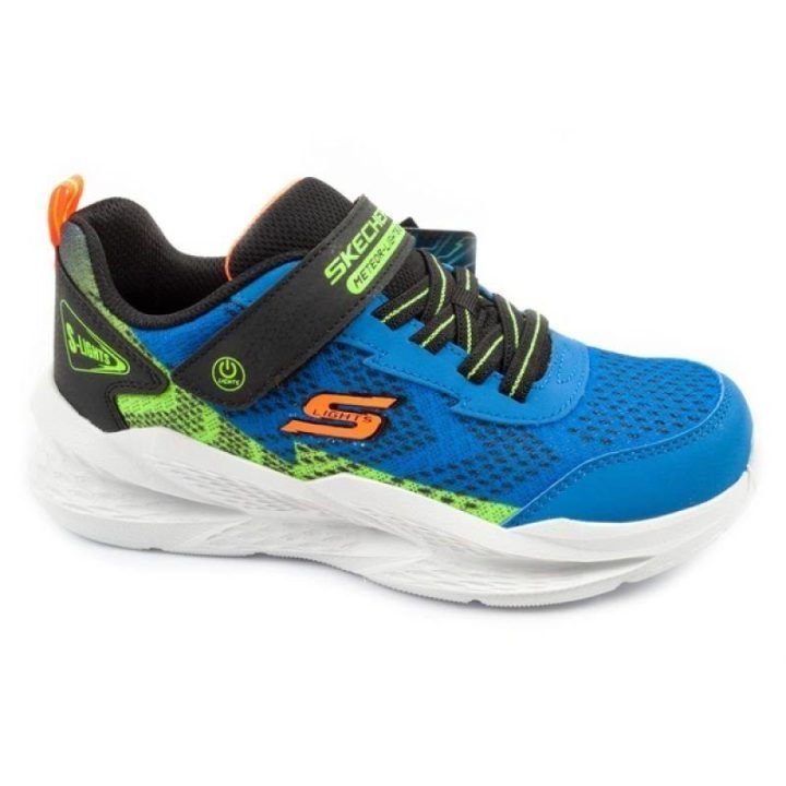 Sportbačiai berniukams su šviečiančiu LED tarppadžiu Skechers Meteor-Lights