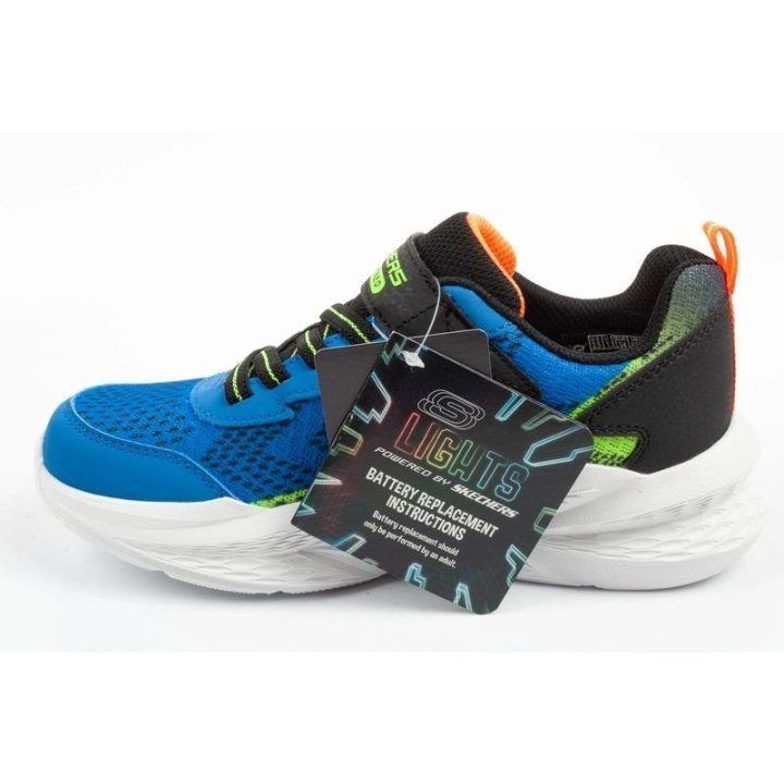 Sportbačiai berniukams su šviečiančiu LED tarppadžiu Skechers Meteor-Lights