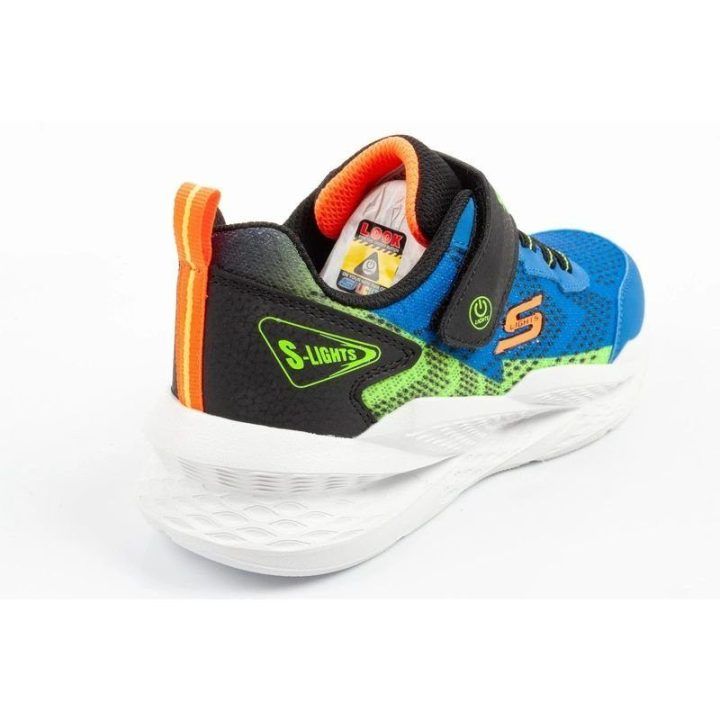 Sportbačiai berniukams su šviečiančiu LED tarppadžiu Skechers Meteor-Lights