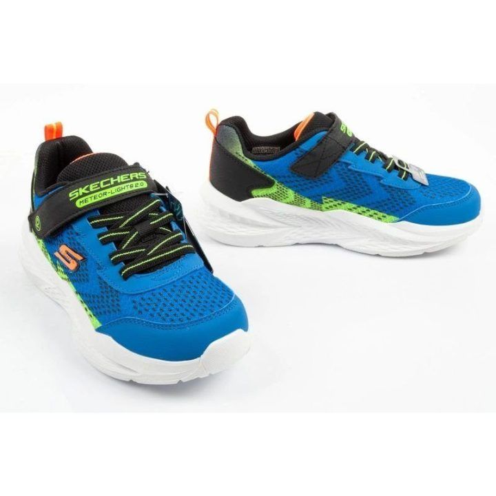 Sportbačiai berniukams su šviečiančiu LED tarppadžiu Skechers Meteor-Lights