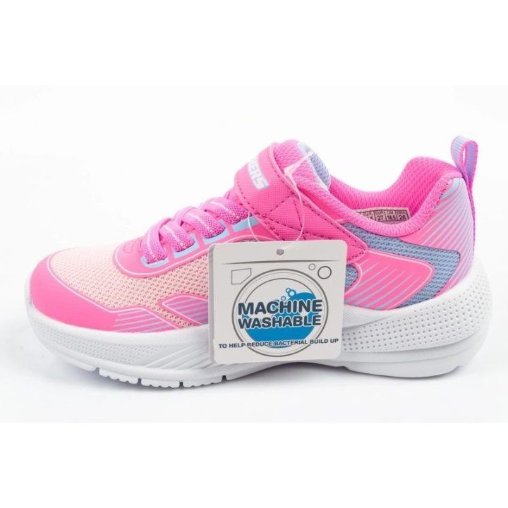 Sportbačiai mergaitėms su lipuku Skechers Microspec Advance