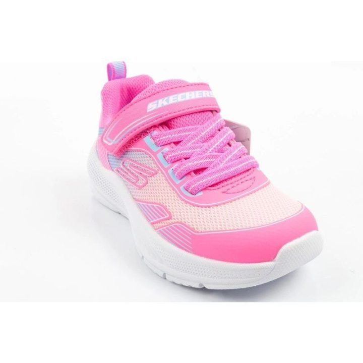 Sportbačiai mergaitėms su lipuku Skechers Microspec Advance