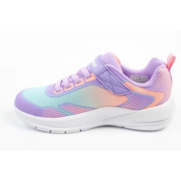Sportbačiai mergaitėms su blizgiu tinkleliu Skechers Microspec Advance
