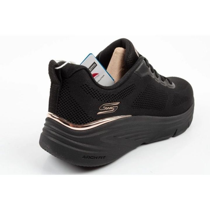 Moteriški sportbačiai Skechers BOBS Sport Arch Fit Elev8, juodi