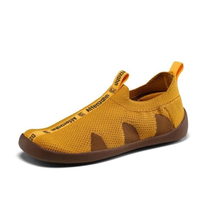 Vaikiškos barefoot tipo šlepetės Affenzahn Flinky Tiger