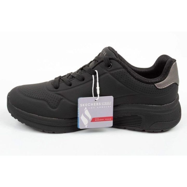 Moteriški sportbačiai su platforma Skechers Uno Lite 2, juodi