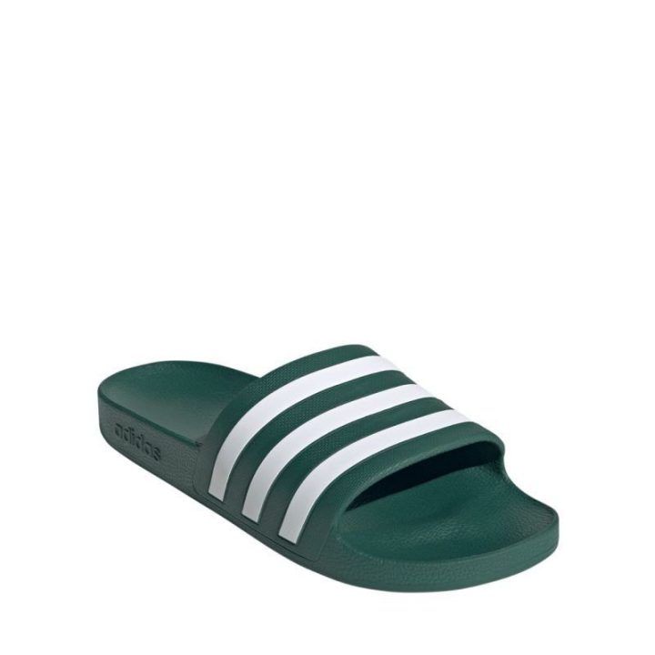 Moteriškos šlepetės baseinui adidas Adilette Aqua, žalios