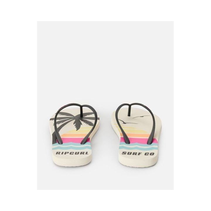 Moteriškos šlepetės per pirštą Rip Curl Mixed Bloom, rudos
