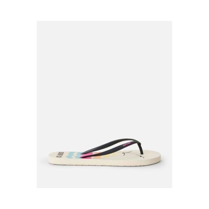 Moteriškos šlepetės per pirštą Rip Curl Mixed Bloom, rudos