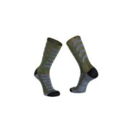 Merino vilnos dviračių kojinės Northwave Husky Ceramic High, 24 cm, žalios