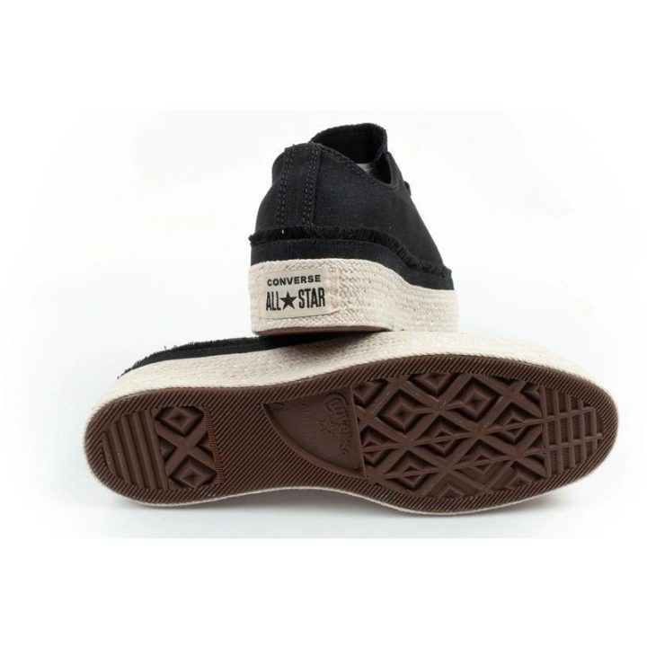 Moteriškos espadrilės Converse Chuck Taylor, juodos