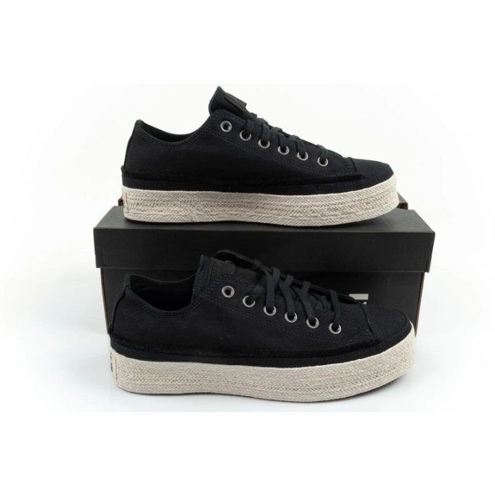 Moteriškos espadrilės Converse Chuck Taylor, juodos
