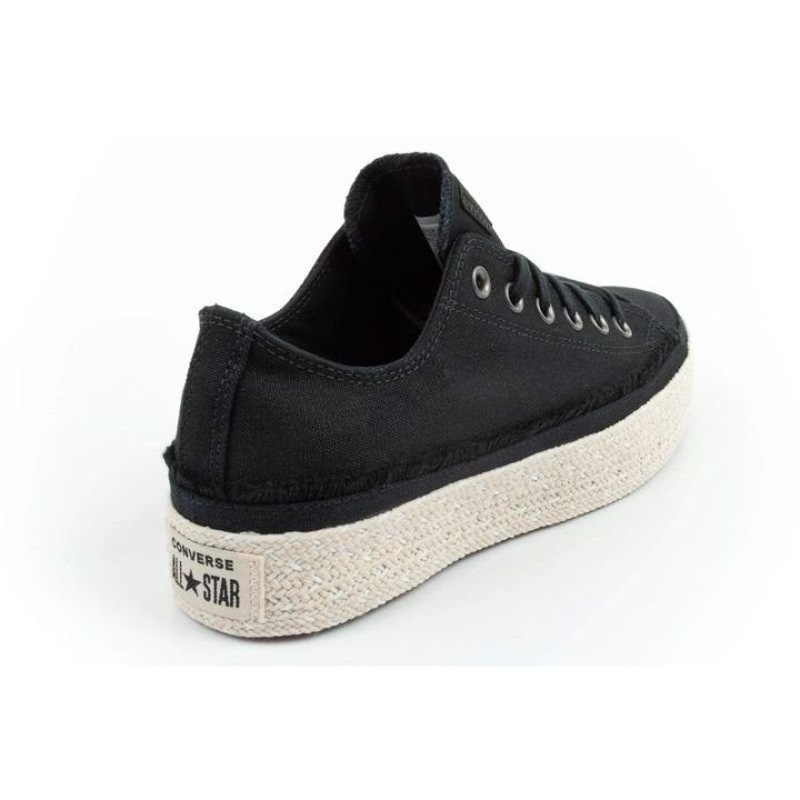 Moteriškos espadrilės Converse Chuck Taylor, juodos