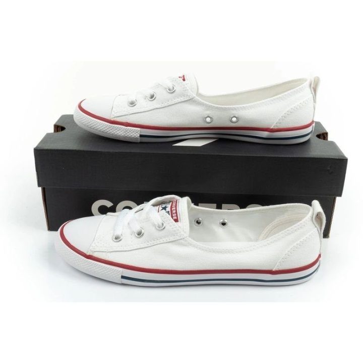 Moteriškos balerinos Converse Ballet Lace, baltos