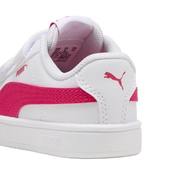 Vaikiški sportbačiai Puma Rickie Classic V, balti ir rožiniai