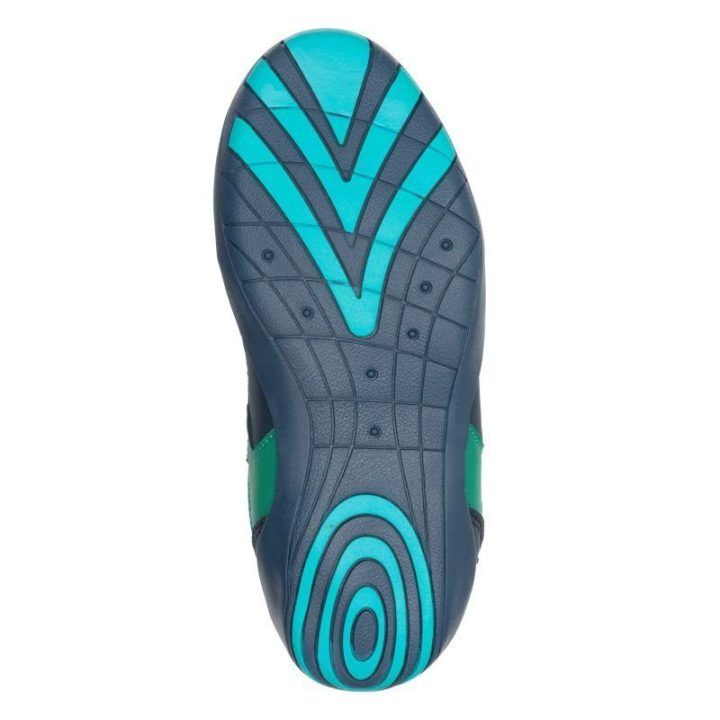 Vaikiški barefoot tipo batai Trollkids Skaland, žali ir mėlyni