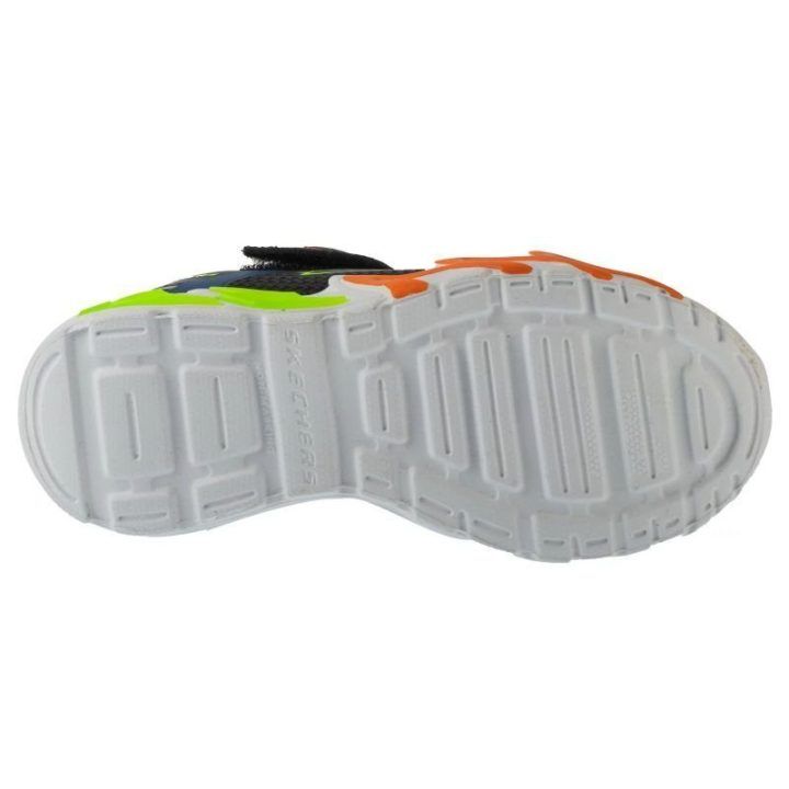 Vaikiški sportbačiai Skechers S-Lights: Flex-Glow Bolt, juodi