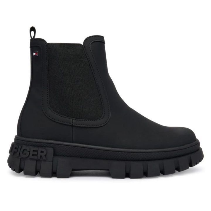 Moteriški aulinukai Tommy Hilfiger Chelsea Boot, juodi