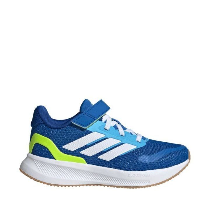 Vaikiški bėgimo sportbačiai su lipuku adidas Runfalcon 5, mėlyni