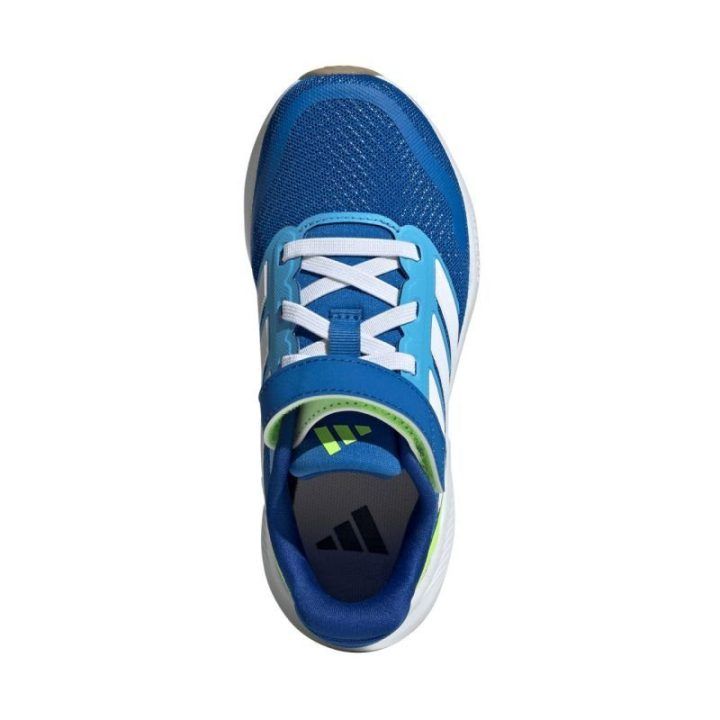 Vaikiški bėgimo sportbačiai su lipuku adidas Runfalcon 5, mėlyni