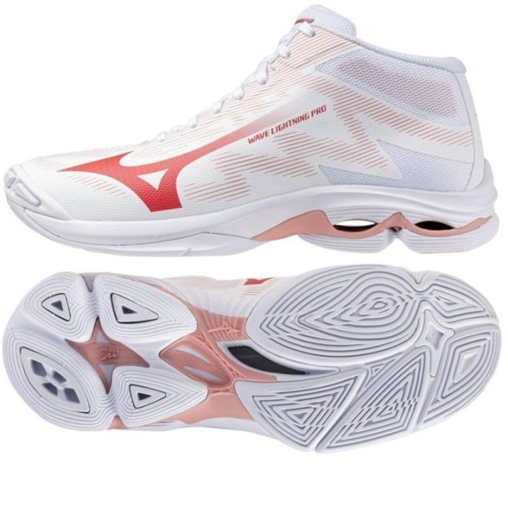 Moteriški sportbačiai aukštu auliuku Mizuno Wave Lightning Pro Mid