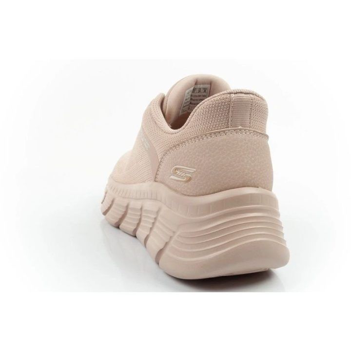 Moteriški sportbačiai Skechers Bobs B Flex Slip-ins, smėlio