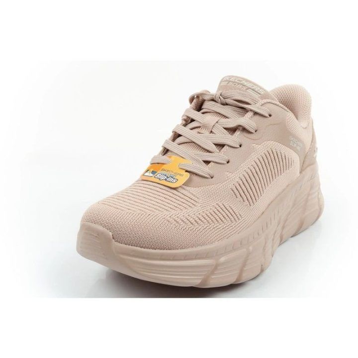 Moteriški sportbačiai Skechers Bobs B Flex Slip-ins, smėlio