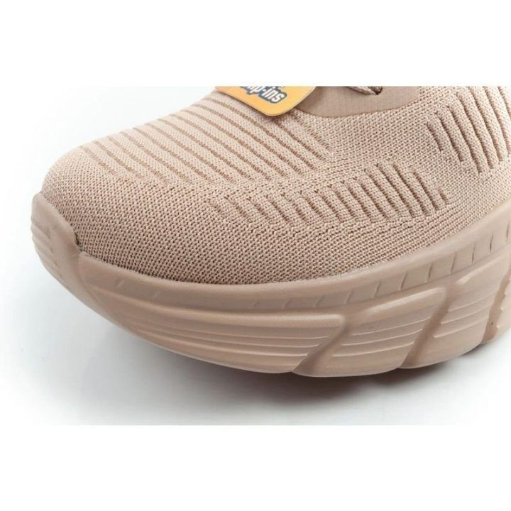 Moteriški sportbačiai Skechers Bobs B Flex Slip-ins, smėlio