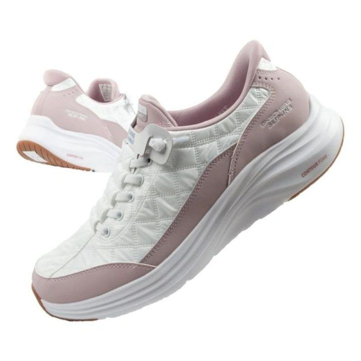Moteriški įspiriami sportbačiai Skechers Contour, balti