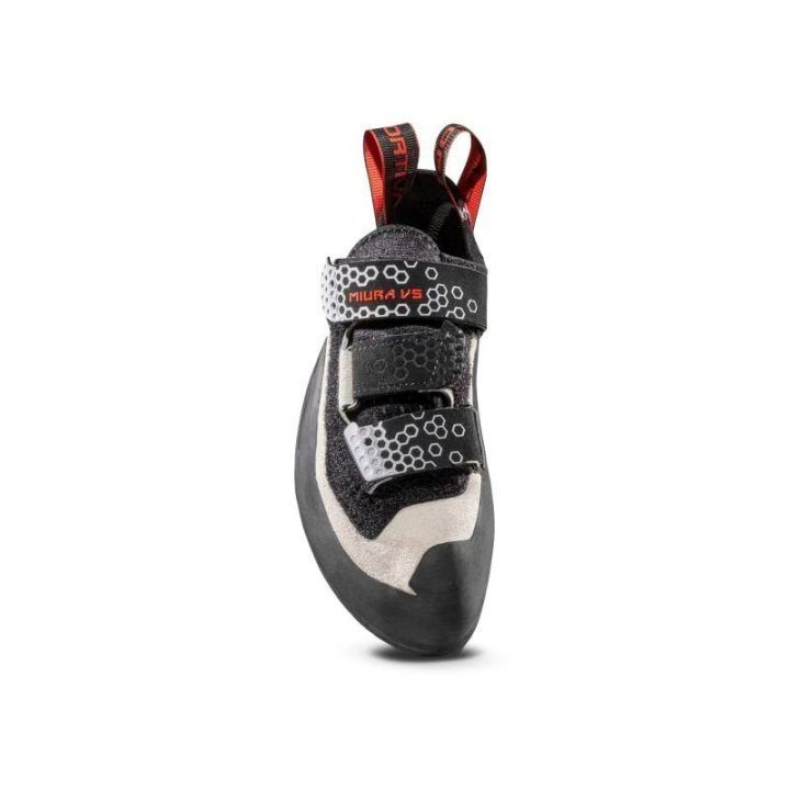 Moteriški laipiojimo bateliai La Sportiva Miura VS, balti ir raudoni