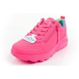Vaikiški sportbačiai su užtrauktuku Skechers Uno Lite, rožiniai