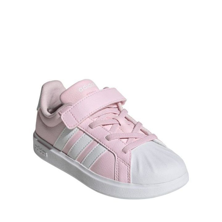 Vaikiški sportbačiai su lipuku adidas Streettalk, rožiniai
