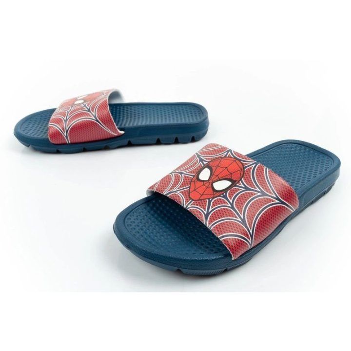 Įspiriamos šlepetės berniukams su Spider-Man motyvu Leomil