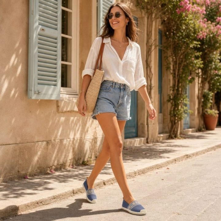 Moteriškos espadrilės su elastingu viršumi Potocki, mėlynos