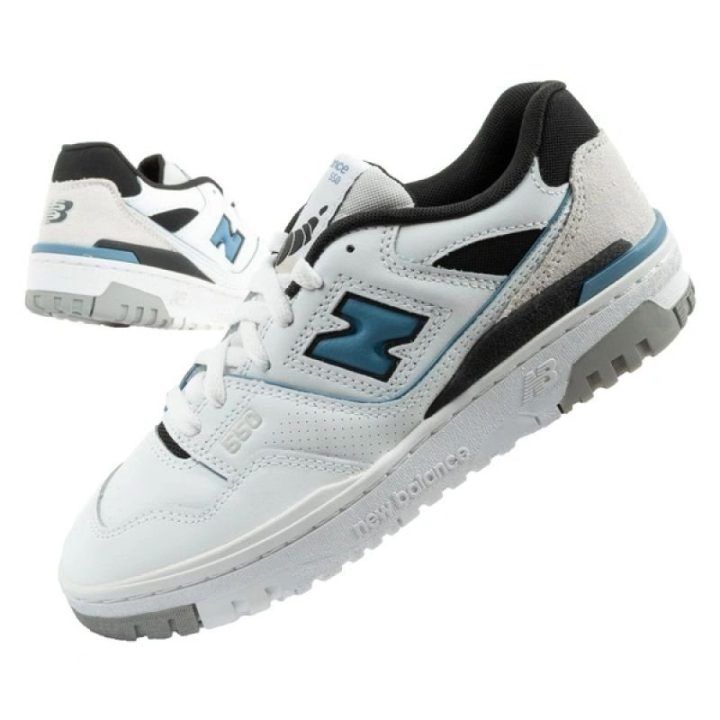 Vaikiški odiniai sportbačiai New Balance 550, balti