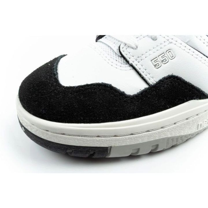 Vaikiški odiniai sportbačiai New Balance 550, juodi ir balti