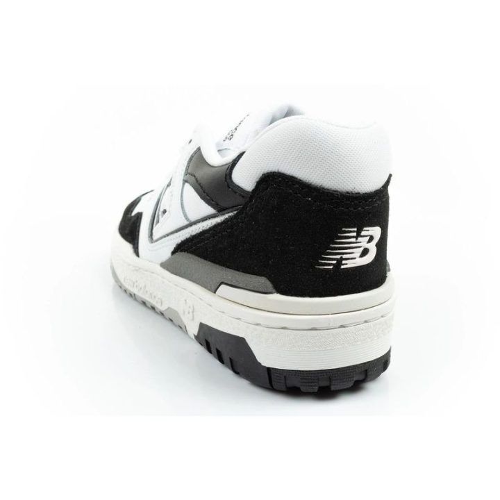 Vaikiški odiniai sportbačiai New Balance 550, juodi ir balti