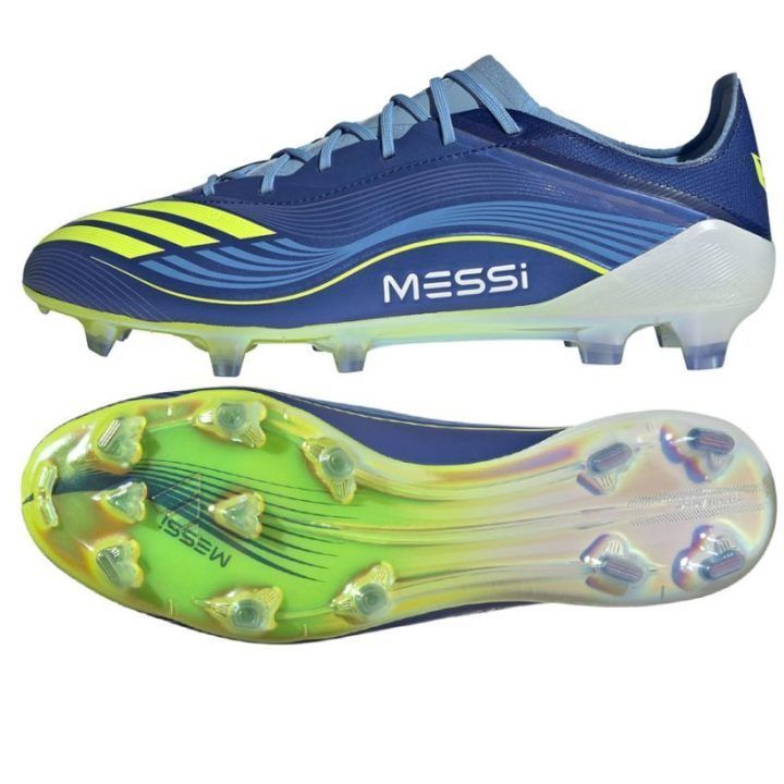 Futbolo bateliai natūraliai vejai adidas F50 Messi Elite