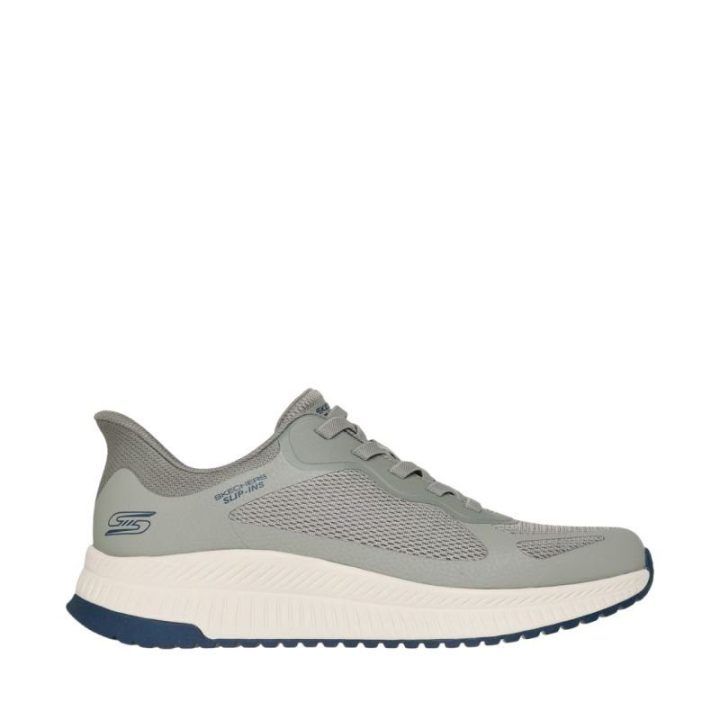 Vyriški įspiriami sportbačiai Skechers Bobs Squad 4, alyvuogių