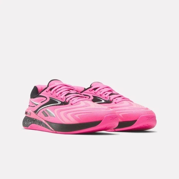 Moteriški sportbačiai Reebok Nano X5 Edge, rožiniai ir balti