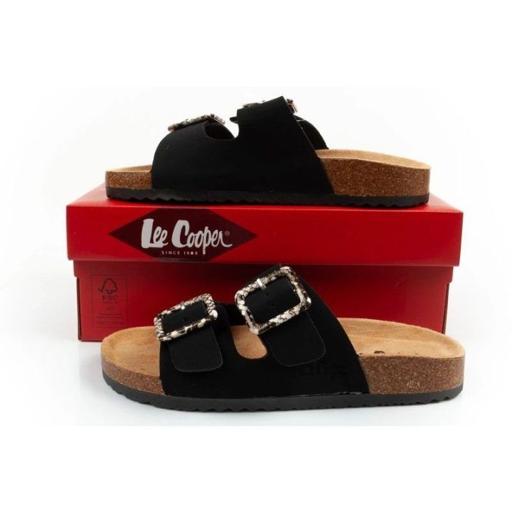 Moteriškos įspiriamos šlepetės Lee Cooper LCW-26-35-4450L, juodos